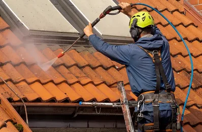 Démoussage et hydrofuge de toiture à Touillon